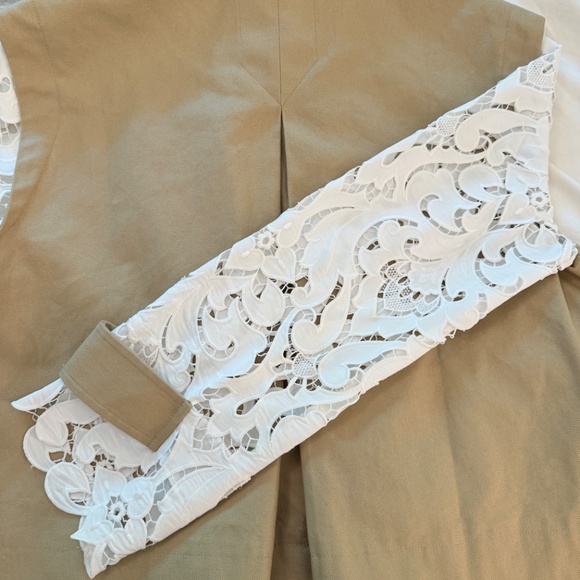 Hill House The Clarisse Jacket in Khaki Canvas - Picture 8 of 8